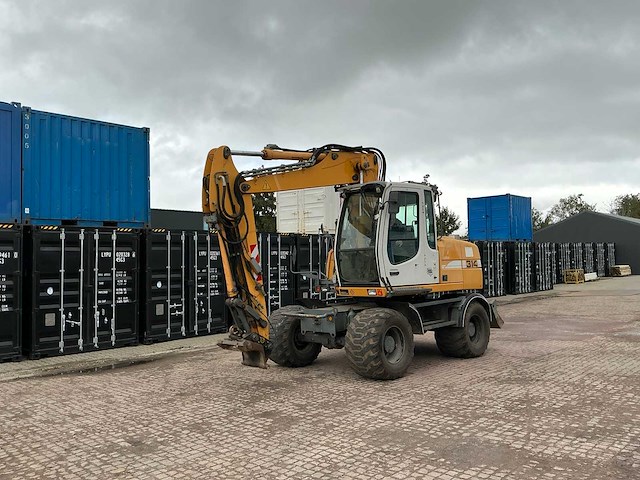 Liebherr a314 litronic banden graafmachine - afbeelding 4 van  54