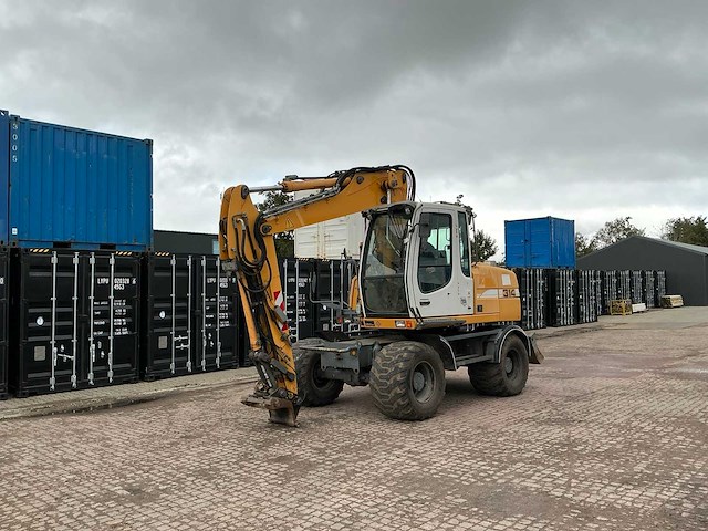 Liebherr a314 litronic banden graafmachine - afbeelding 6 van  54