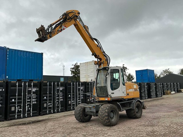 Liebherr a314 litronic banden graafmachine - afbeelding 9 van  54
