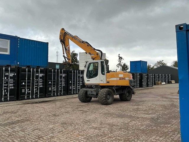 Liebherr a314 litronic banden graafmachine - afbeelding 18 van  54