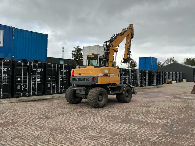 Liebherr a314 litronic banden graafmachine - afbeelding 20 van  54