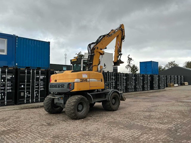 Liebherr a314 litronic banden graafmachine - afbeelding 22 van  54