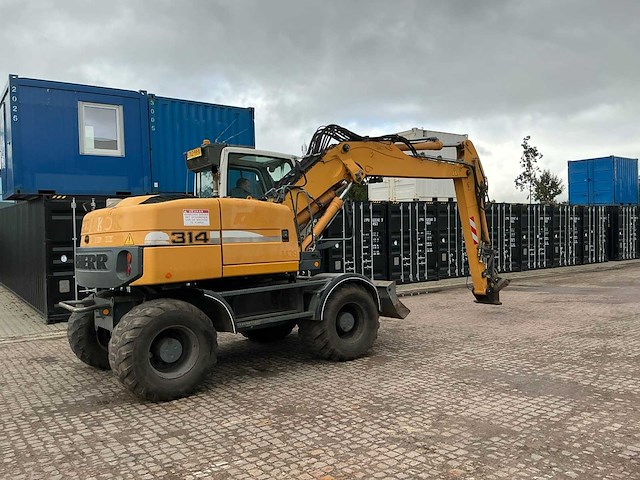 Liebherr a314 litronic banden graafmachine - afbeelding 25 van  54