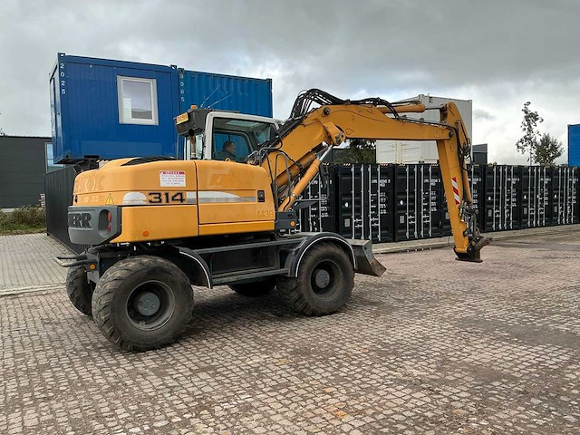 Liebherr a314 litronic banden graafmachine - afbeelding 26 van  54