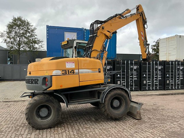Liebherr a314 litronic banden graafmachine - afbeelding 27 van  54