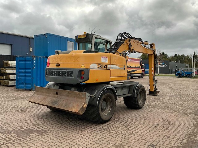 Liebherr a314 litronic banden graafmachine - afbeelding 45 van  54