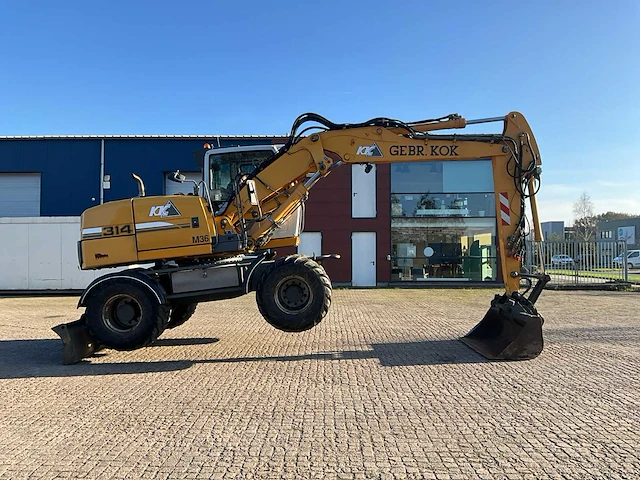 Liebherr a314 litronic mobiele graafmachine - afbeelding 9 van  50
