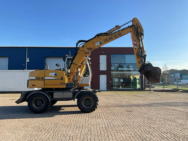 Liebherr a314 litronic mobiele graafmachine - afbeelding 10 van  50