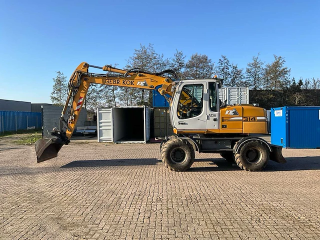 Liebherr a314 litronic mobiele graafmachine - afbeelding 12 van  50