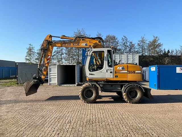Liebherr a314 litronic mobiele graafmachine - afbeelding 23 van  50
