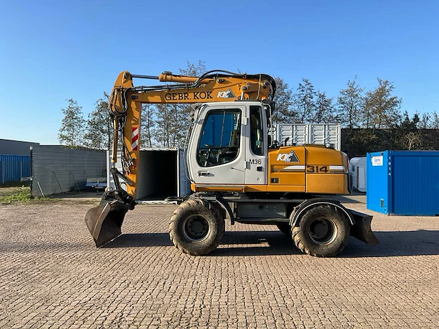 Liebherr a314 litronic mobiele graafmachine - afbeelding 34 van  50
