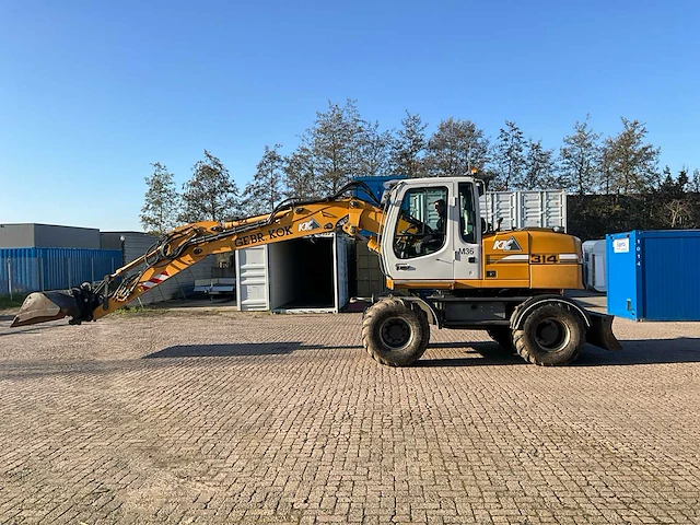 Liebherr a314 litronic mobiele graafmachine - afbeelding 45 van  50