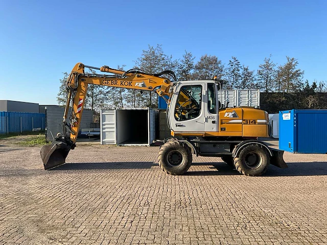 Liebherr a314 litronic mobiele graafmachine - afbeelding 48 van  50