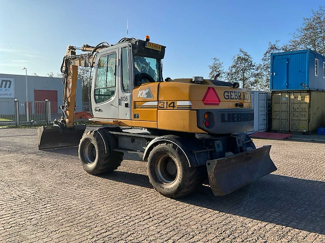Liebherr a314 litronic mobiele graafmachine - afbeelding 49 van  50