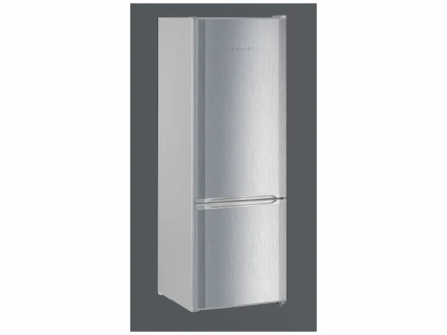 Liebherr cuel 2831 koel-vriescombinatie vrijstaand 265 l zilver - afbeelding 1 van  5