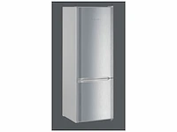 Liebherr cuel 2831 koel-vriescombinatie vrijstaand 265 l zilver - afbeelding 1 van  5