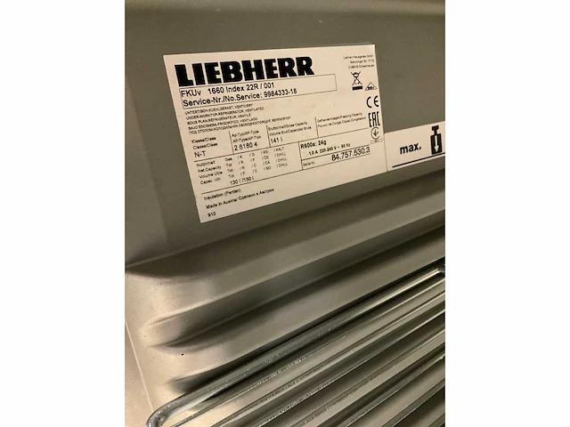Liebherr fkuv 1660 index rvs koelkast - afbeelding 5 van  7