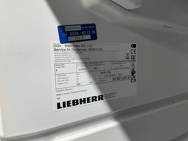 Liebherr ggv 5060 index 42c rvs vrieskast - afbeelding 7 van  7