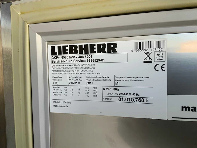 Liebherr gkpv 6570 koelkast - afbeelding 8 van  8