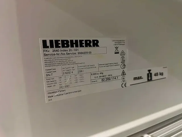 Liebherr koelkast - afbeelding 3 van  4