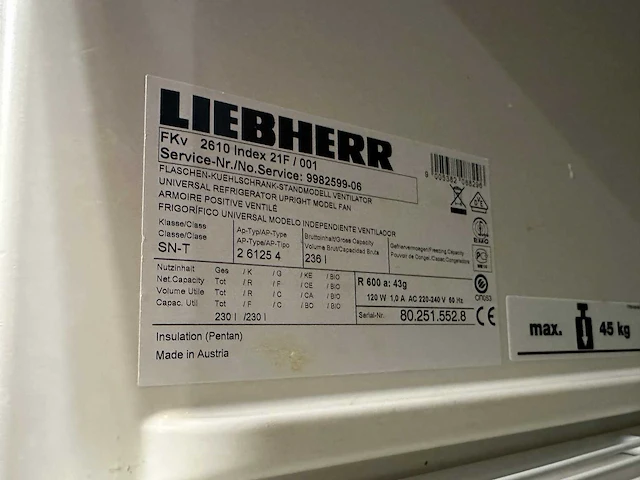 Liebherr koelkast - afbeelding 2 van  6