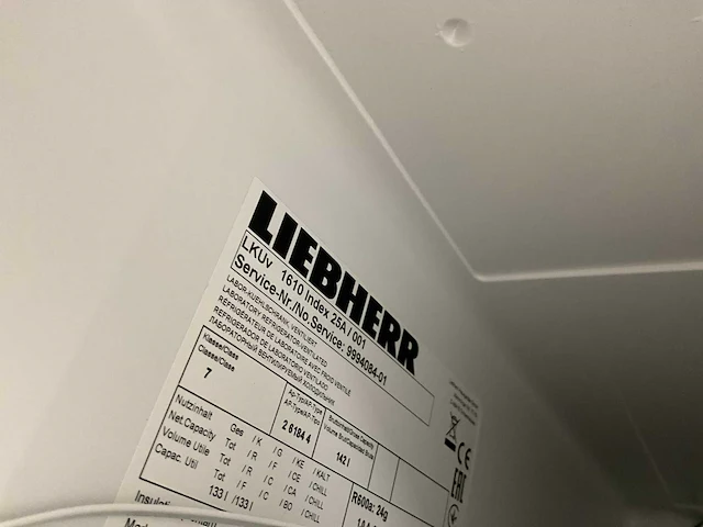 Liebherr lkuv 1610 / lgues 1500 medische koelkast en vriezer - afbeelding 4 van  5