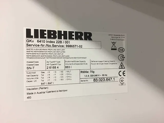 Liebherr profiline gkv 6410 koelkast - afbeelding 4 van  4