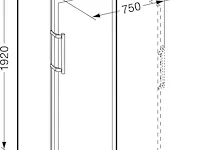 Liebherr wtes 5872-22 wijnkoelkast. hoogte 1620 mm. breedte 700 mm. diepte 742 mm. - afbeelding 5 van  5
