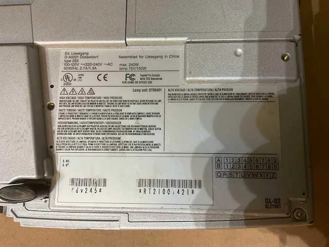 Liesegang dv245 projector - afbeelding 5 van  5