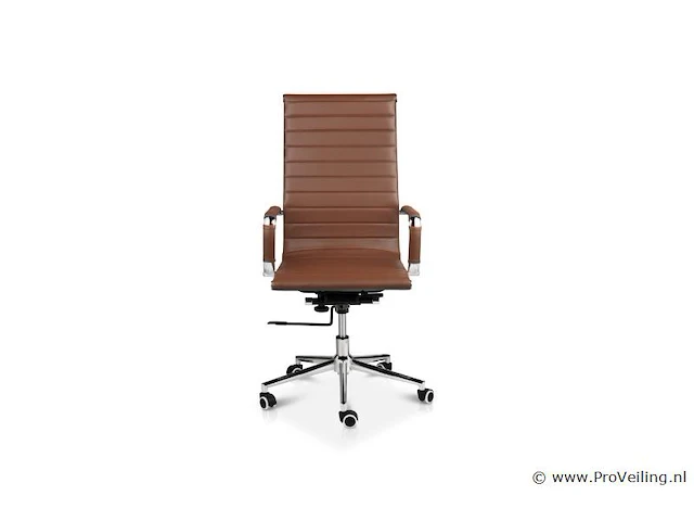 Lifa living bureaustoel - pu leer - kleur cognac - afbeelding 2 van  5