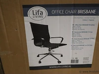 Lifa living bureaustoel - pu leer - kleur cognac - afbeelding 3 van  5