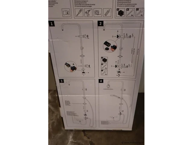 Lifa living doucheset - kleur zwart - afbeelding 6 van  7