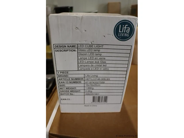 Lifa living glazen led lamp - afbeelding 3 van  3