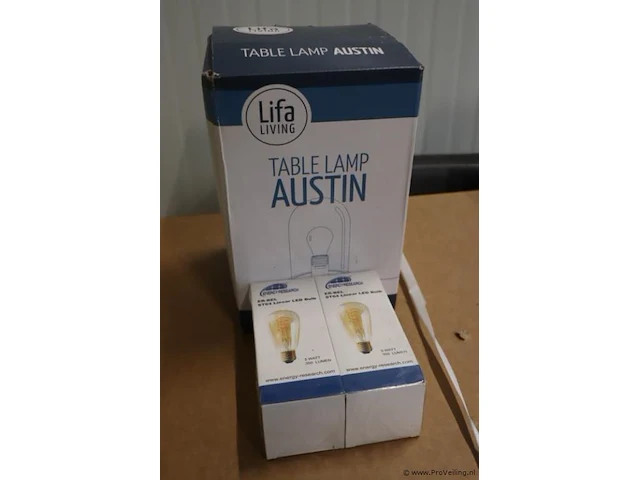 Lifa living tafellamp incl. 2x led bulb st64 - 5w - afbeelding 1 van  5