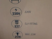 Lifa living tafellamp incl. 2x led bulb st64 - 5w - afbeelding 3 van  5