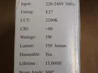 Lifa living tafellamp incl. 2x led bulb st64 - 5w - afbeelding 5 van  5