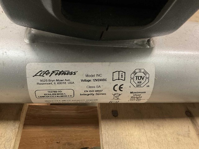 Lifefitness csludx upright bike - afbeelding 6 van  7