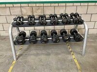 Lifemaxx dumbbell rek met dumbbells - afbeelding 1 van  3