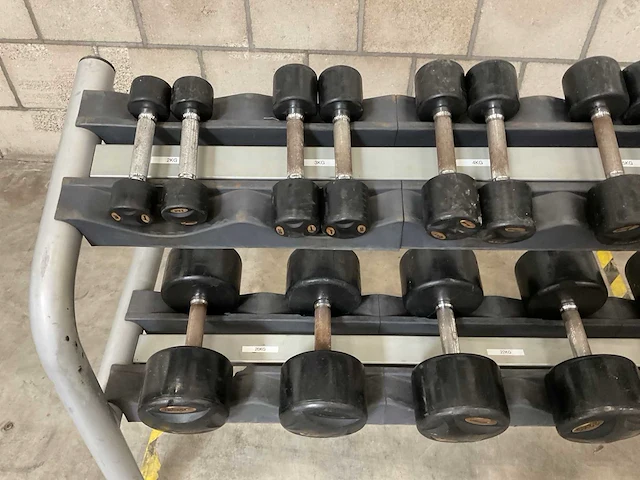 Lifemaxx dumbbell rek met dumbbells - afbeelding 2 van  3