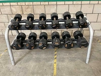 Lifemaxx dumbbell rek met dumbbells - afbeelding 1 van  3