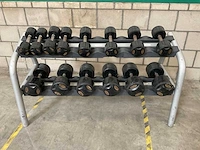 Lifemaxx dumbbell rek met dumbbells - afbeelding 1 van  3
