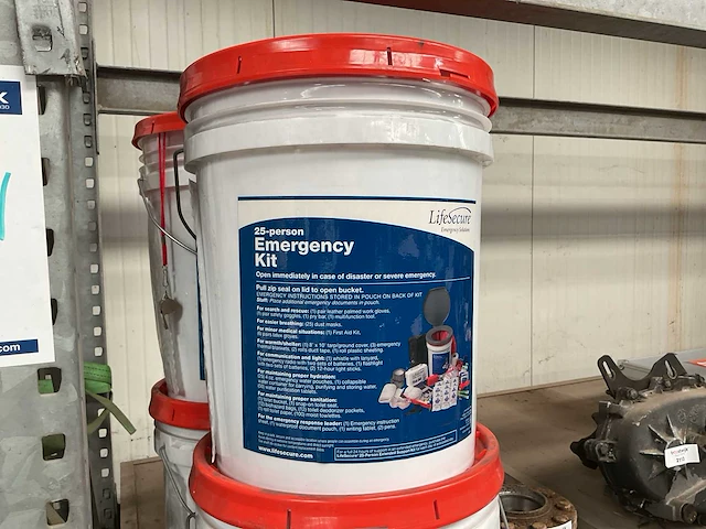 Lifesecure 25-person emergency kit (4x) - afbeelding 2 van  4