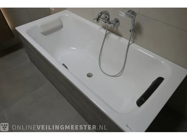 Ligbad bette, glans wit - afbeelding 3 van  8