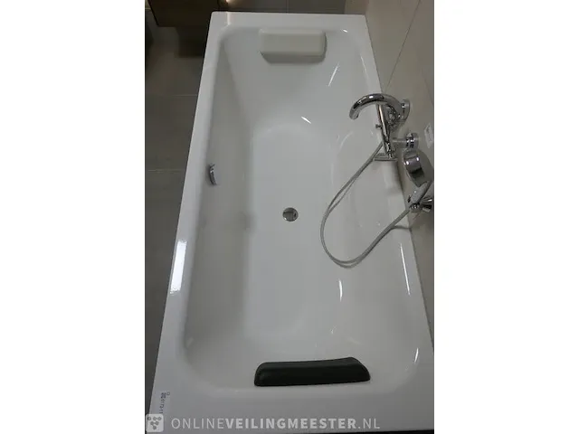 Ligbad bette, glans wit - afbeelding 4 van  8