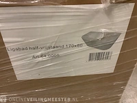 Ligbad halfvrijstaand karo, 64.0005, wit - afbeelding 3 van  4