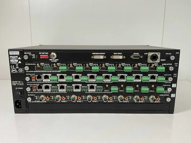 Lightware (mx-fr17), 17x17 digital crosspoint router frame - afbeelding 5 van  6