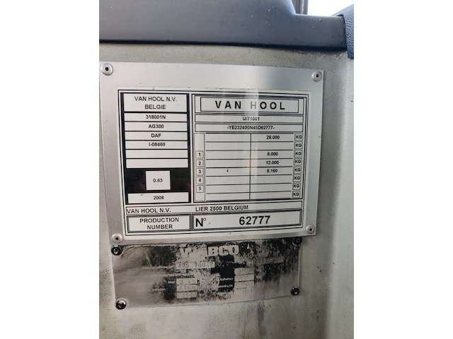 Lijnbus van hool, ag300, bouwjaar 2008 - afbeelding 83 van  91
