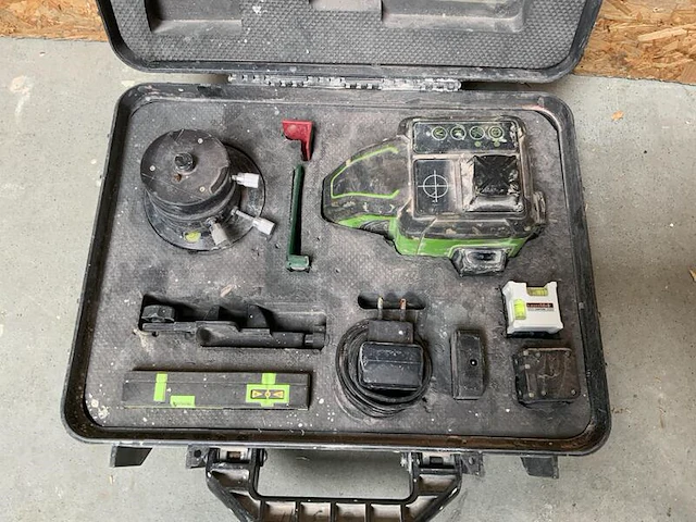 Lijnlaser in koffer, huepar, dt 03cg - afbeelding 2 van  3
