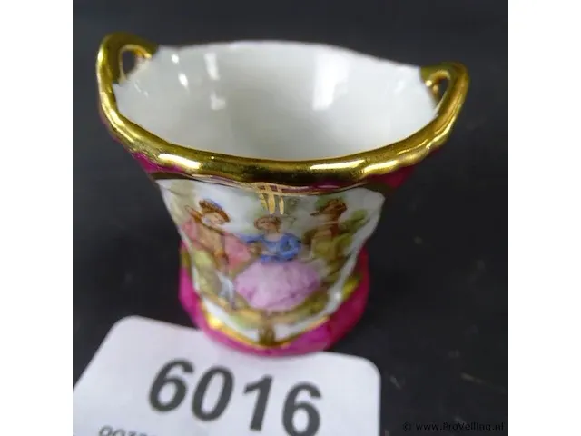 Limoges miniatuur emmer - afbeelding 1 van  3