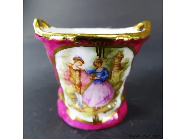 Limoges miniatuur emmer - afbeelding 2 van  3